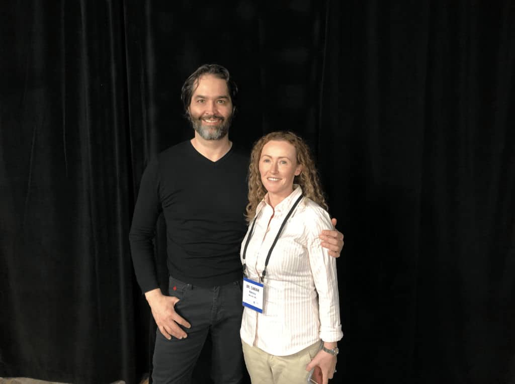 Dr Mauricio de Maio and Dr Sarah Kennea
